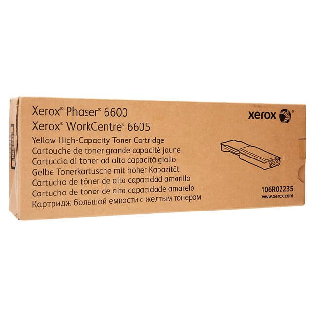 Toner Xerox 106R02235 Yellow 6,000 páginas Toner Xerox 106R02235 Yellow 6,000 páginas