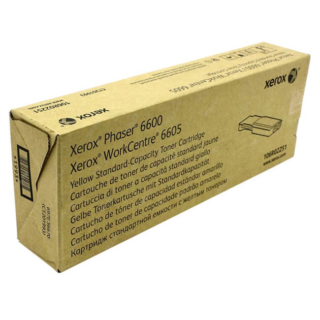 Toner Xerox 106R02251 Yellow 2,000 páginas Toner Xerox 106R02251 Yellow 2,000 páginas
