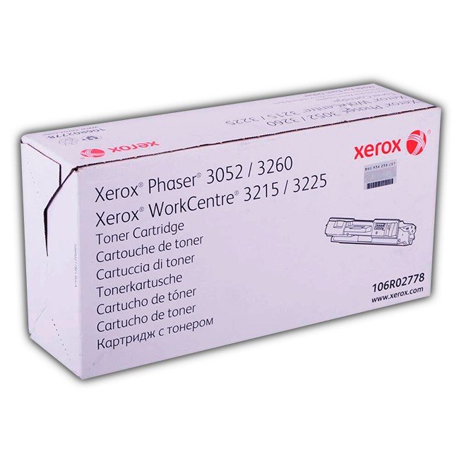 Toner Xerox 106R02778 Negro 3,000 páginas Toner Xerox 106R02778 Negro 3,000 páginas