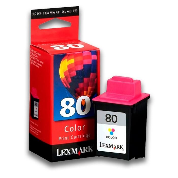 Tinta Lexmark 12A1980 (80) Color 275 Paginas