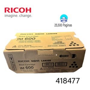 Toner Ricoh 418477 (IM600) Negro 25500 páginas