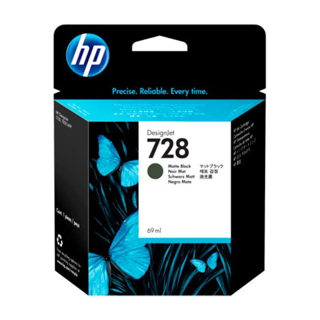 Tinta HP F9J64A (728) Matte Black 69ML Tinta HP F9J64A (728) Matte Black 69ML