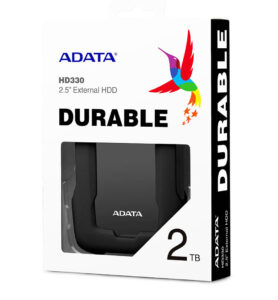 Disco Duro Adata 2TB HD330 (AHD330-2TU31-CBK)- 1 TB - 2.5" Unidad - Externo - USB 3.1 - Negro