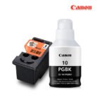 Pack Cabezal Canon BH-10 Negro + Tinta GI-10BK