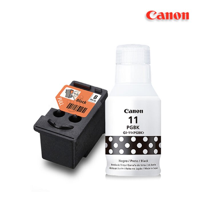 Kit Cabezal Canon Pixma Negro BH-10 + Tinta GI-11PGBK