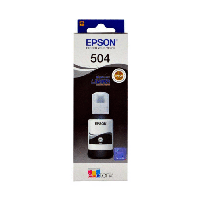 Botella de Tinta Epson T504 (T504120) Negro EcoTank L14150 127ml