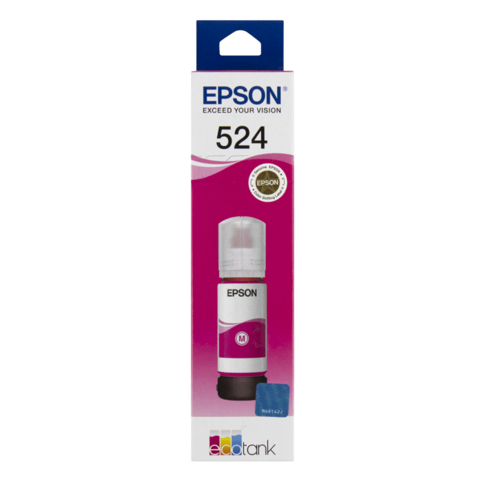 Botella de Tinta Epson T524 (T524320) Magenta 70ml Botella de Tinta Epson T524 (T524320) Magenta 70ml