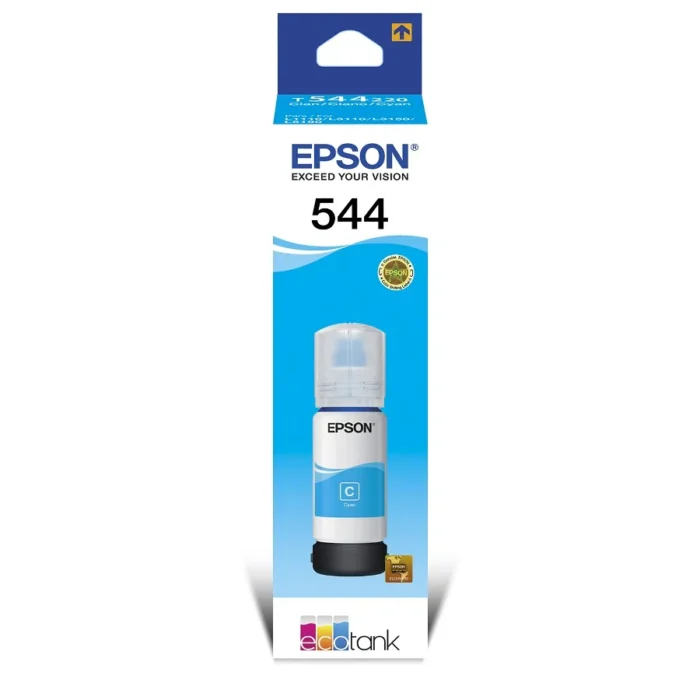 Botella de Tinta Epson T544 (T544220) Cyan 65ml