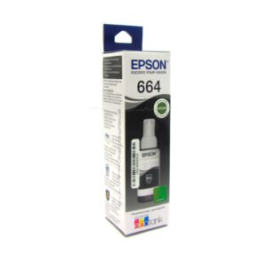 Botella de Tinta Epson T664 (T664120) Negro 70ml