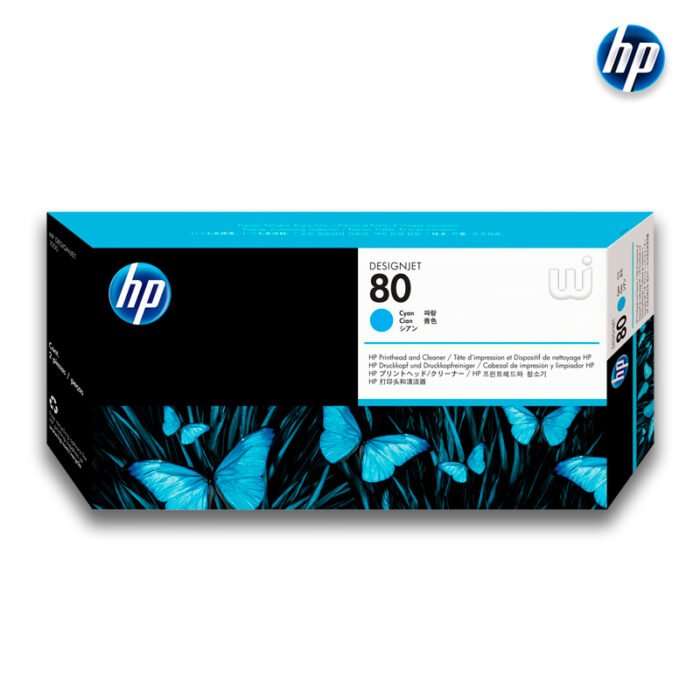 Cabezal HP 80 (C4821A) Cyan 2,500 paginas DesignJet 1050C Cabezal HP 80 (C4821A) Cyan 2,500 paginas DesignJet 1050C
