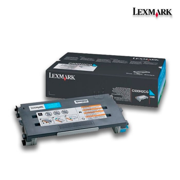Tóner Lexmark C500H2CG Cyan 3,000pag