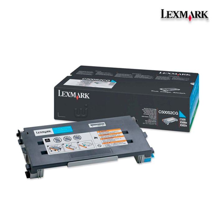 Tóner Lexmark C500S2CG Cyan 1,500pag