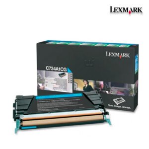 Tóner Lexmark C734A1CG Cyan 6,000pag