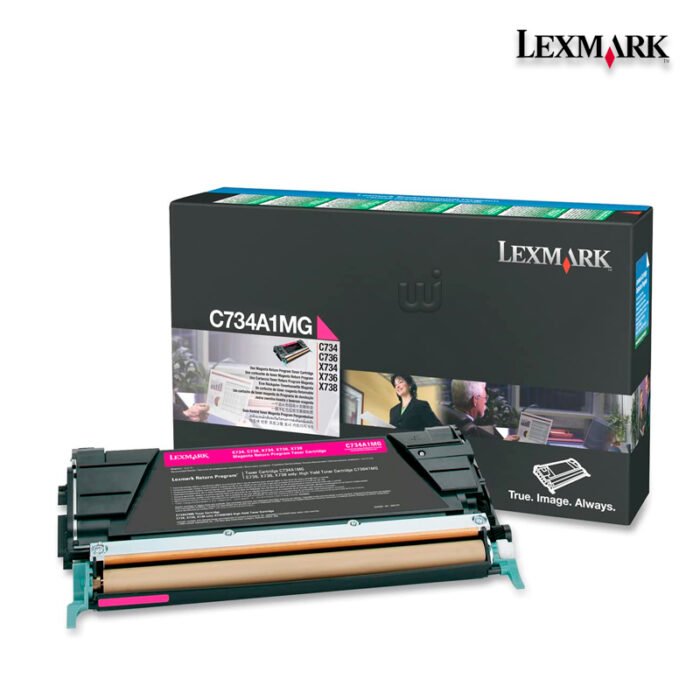 Tóner Lexmark C734A1MG Magenta 6,000pag Tóner Lexmark C734A1MG Magenta 6,000pag