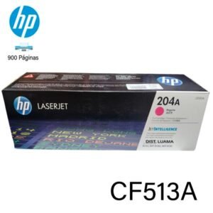 Toner HP 204A Magenta (CF513A) LaserJet M154/M180/M181 900 Paginas