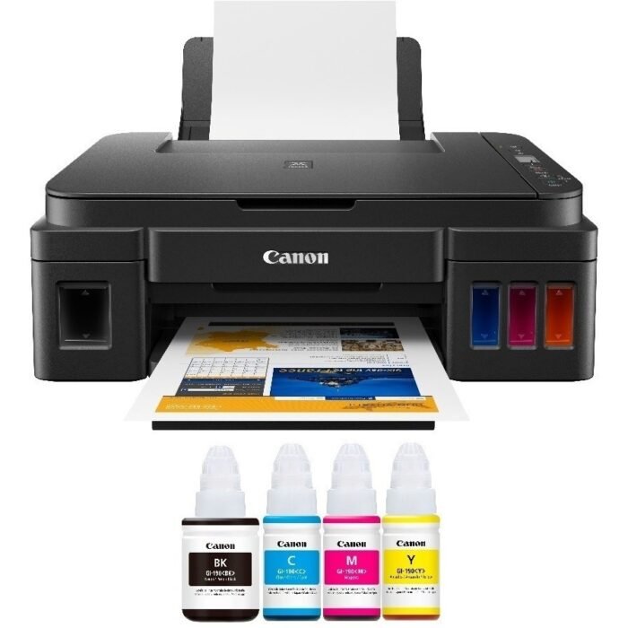 Impresora Canon Pixma G2110 Multifuncional de tinta continua, imprime / escanea / copia.