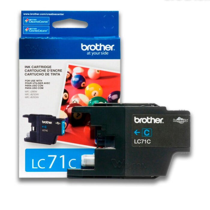 Tinta Brother LC-71C Cyan 300 paginas Tinta Brother LC-71C Cyan 300 paginas