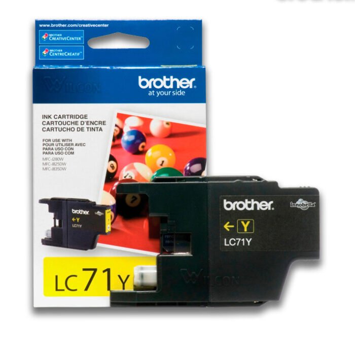 Tinta Brother LC-71Y Yellow 300 paginas Tinta Brother LC-71Y Yellow 300 paginas