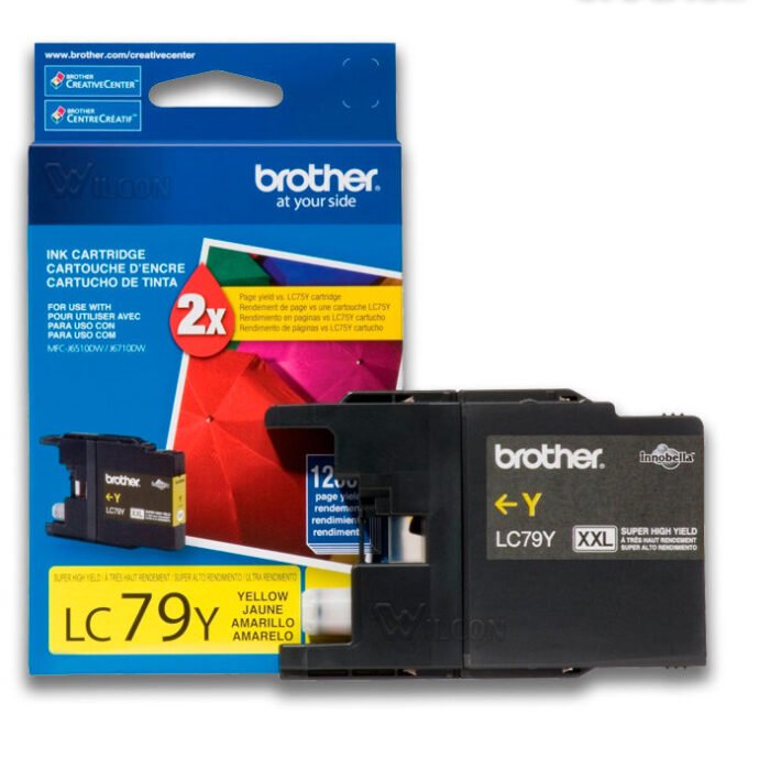 Tinta Brother LC-79Y Yellow 1,200 paginas Tinta Brother LC-79Y Yellow 1,200 paginas