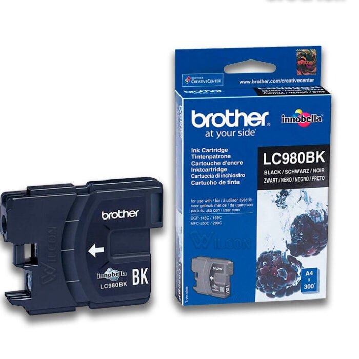 Tinta Brother LC-980BK Negro 300 paginas