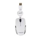 Mouse Halion Hermes Mini M1858 USB White Retractil