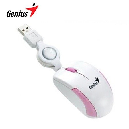 Mouse Genius Micro Traveler V2 USB Pink (0027822) Mouse Genius Micro Traveler V2 USB Pink (0027822)