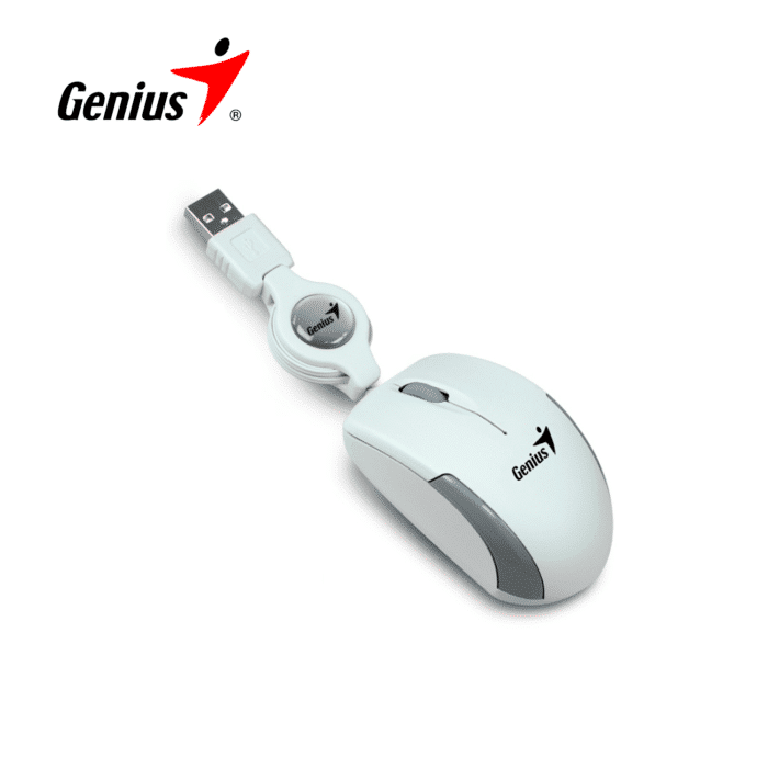 Mouse Genius Micro Traveler V2 USB White (0022664) Mouse Genius Micro Traveler V2 USB White (0022664)