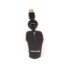 Mouse Halion Hermes Mini M1858 USB Negro Retractil