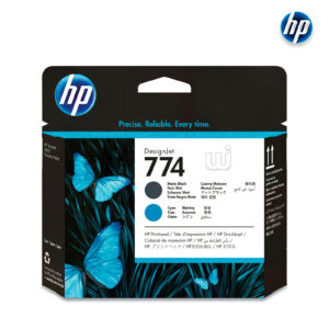 Cabezal HP 774 P2W01A Matte Black / Cyan  DeskJet Z6810