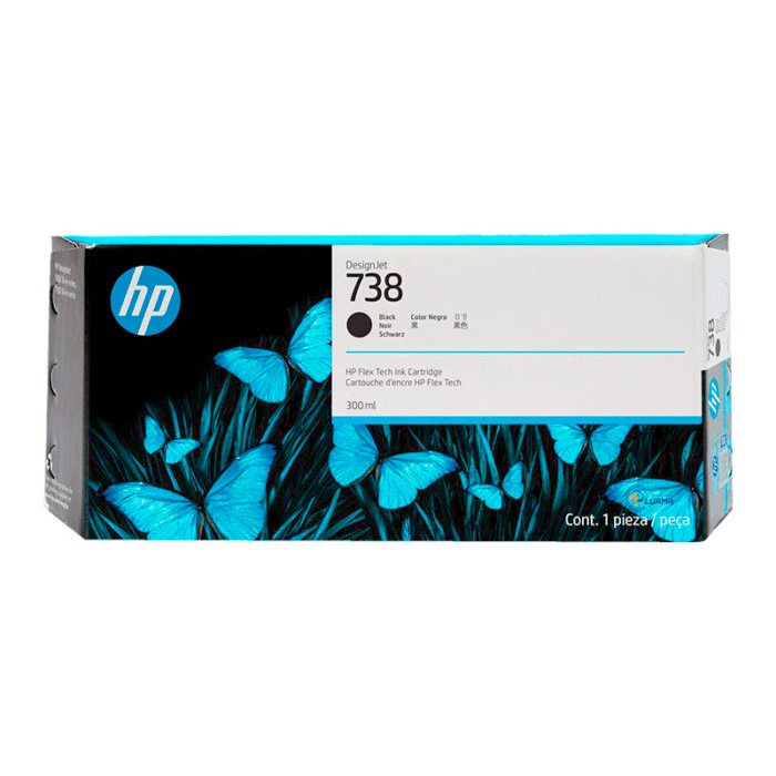 Tinta Hp 738 (498N8A) Negro 300ML