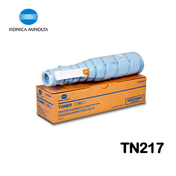 Toner Konica Minolta TN-217 Bizhub 223, 283 A202051 Negro Toner Konica Minolta TN-217 Bizhub 223, 283 A202051 Negro