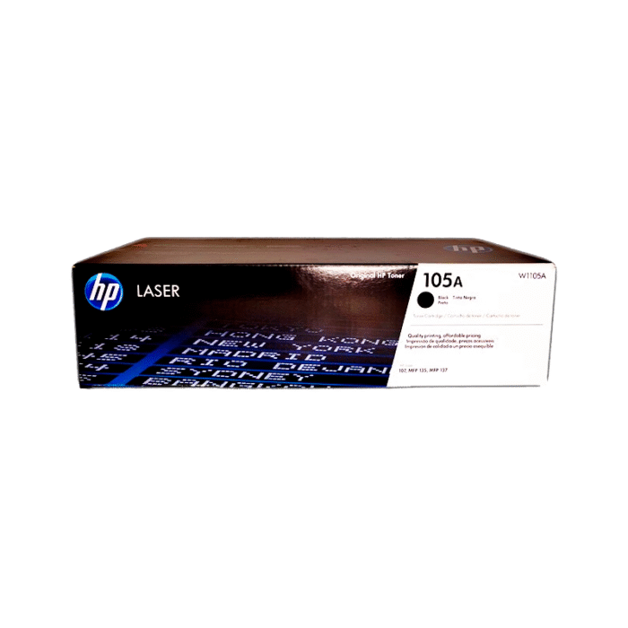 Tóner Hp 105A (W1105A) Negro 1,000 Pag Laser 107w, 135a, 137fnw