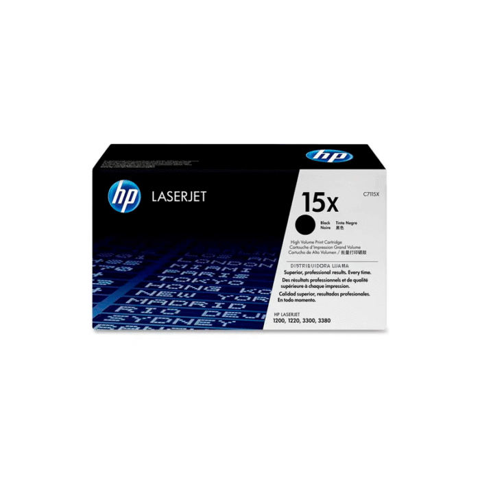 Tóner Hp 15X (C7115X) Negro 3,500 Pag LaserJet 1200 Tóner Hp 15X (C7115X) Negro 3,500 Pag LaserJet 1200
