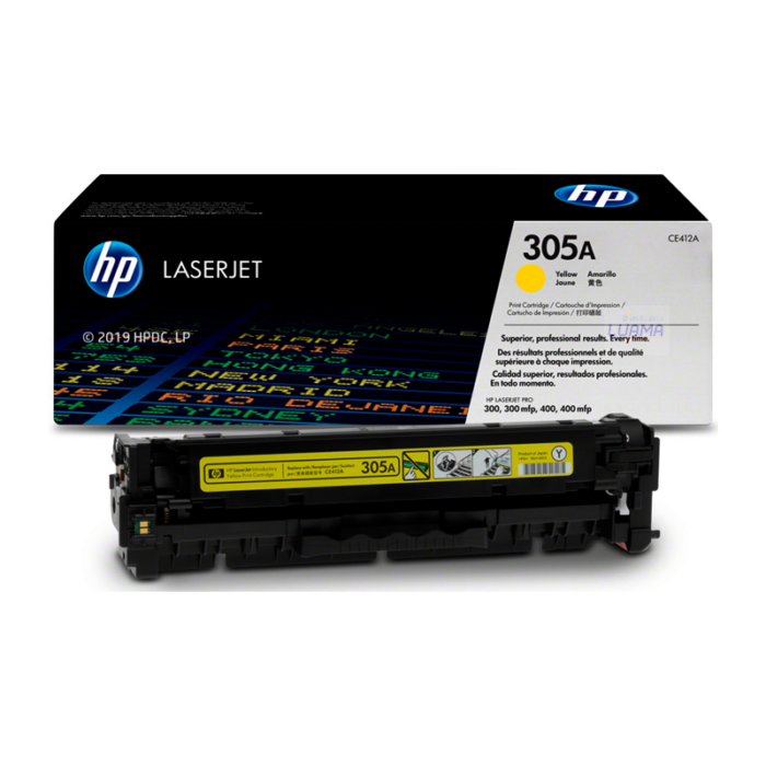 TONER HP CE412A (305A) L.J. PRO 400 YELLOW 2600PG-1