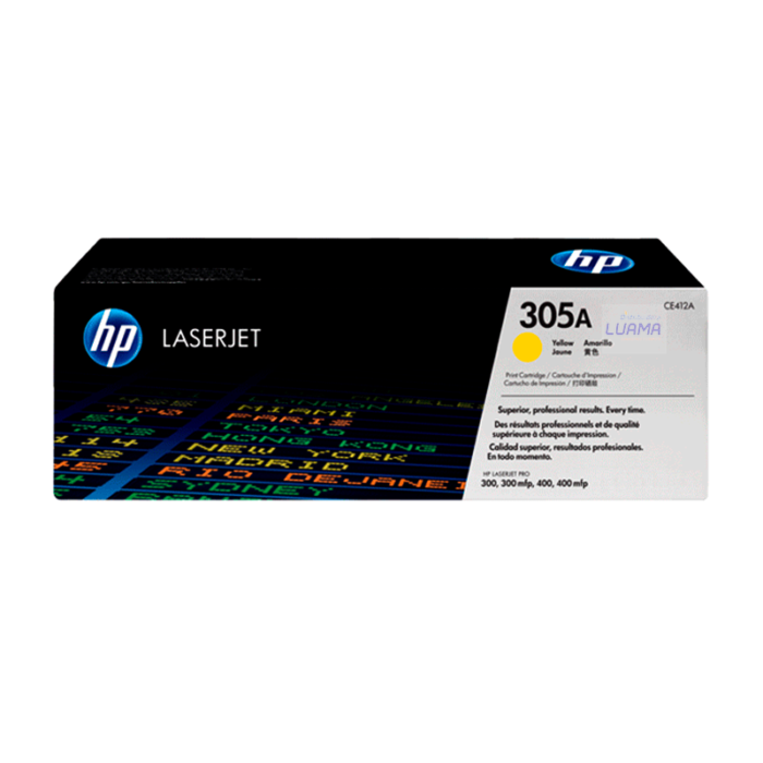 Toner HP CE412A (305A) L.J. Pro 400 Yellow 2600pg