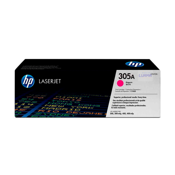 Toner HP CE413A (305A) L.J. Pro 400 Magenta 2600pg Toner HP CE413A (305A) L.J. Pro 400 Magenta 2600pg