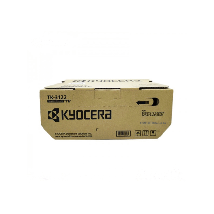 Tóner Kyocera TK-3122 Negro 21,000 Pag.