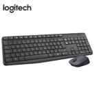 Teclado Logitech + Mouse Mk235 Wireless USB SP Black (920-007901)