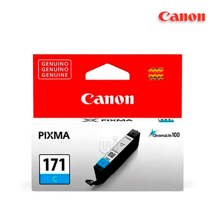 Tinta Canon CLI-171 Cyan 6.5ML 300Pag. MG5710 MG6810