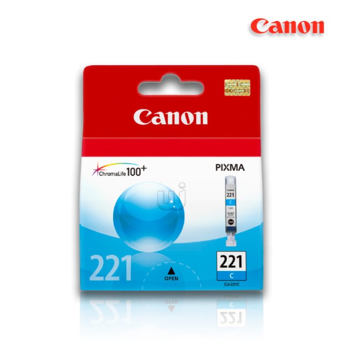 Tinta Canon CLI-221 Cyan 9ML 210Pag iP4600 MP540 Tinta Canon CLI-221 Cyan 9ML 210Pag iP4600 MP540