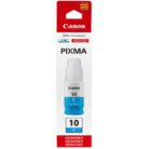Tinta Canon GI-10C Cyan 70ML 7,700 Pag.  Pixma G5010