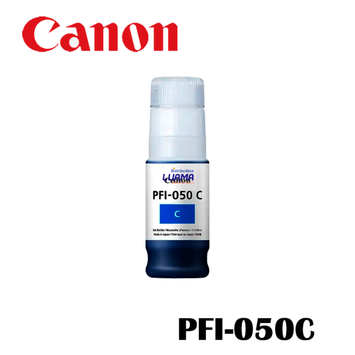 Tinta Canon PFI-050C Cyan