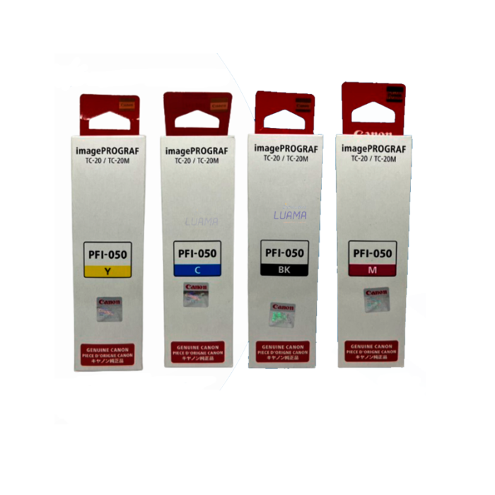 Botella de Tinta Canon PFI-050Y TC-20 TC-20M Yellow 70ml