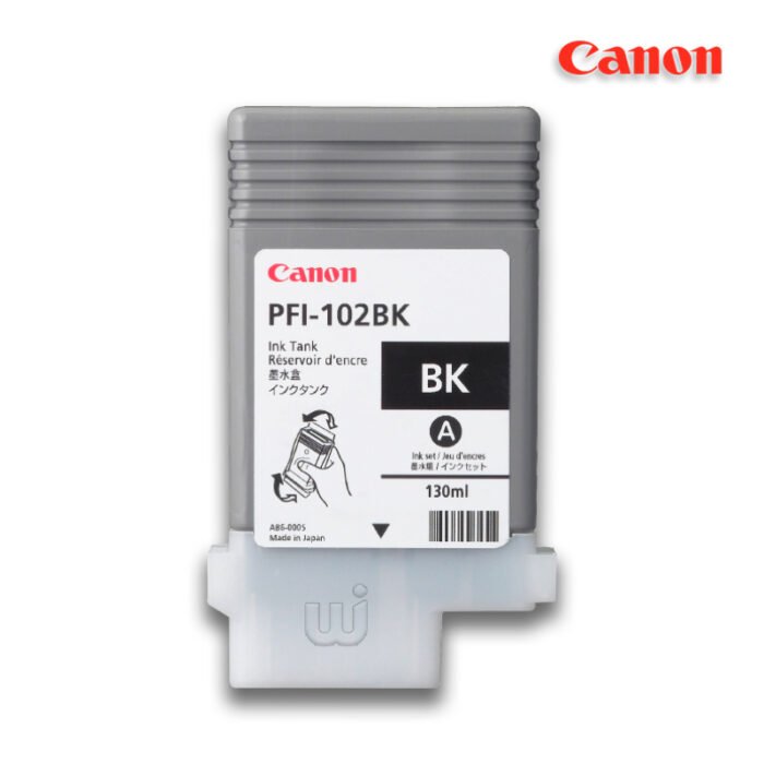 Tinta Canon PFI-102BK Negro 130ML iPF750 iPF710