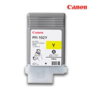 Tinta Canon PFI-102Y Yellow 130ML iPF750 iPF710