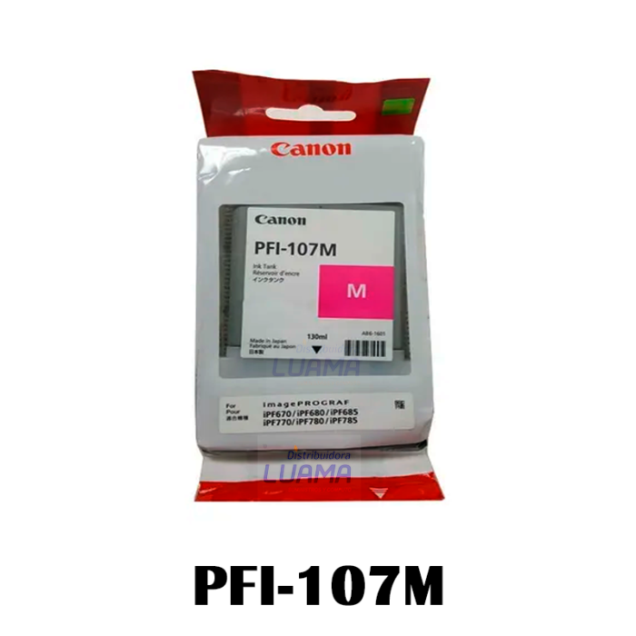 Tinta Canon PFI-107M Magenta 130ML