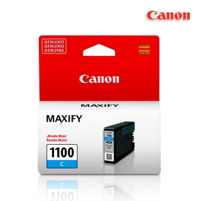 Tinta Canon PGI-1100 Cyan 4.5ML 312Pag. MB2010 Tinta Canon PGI-1100 Cyan 4.5ML 312Pag. MB2010