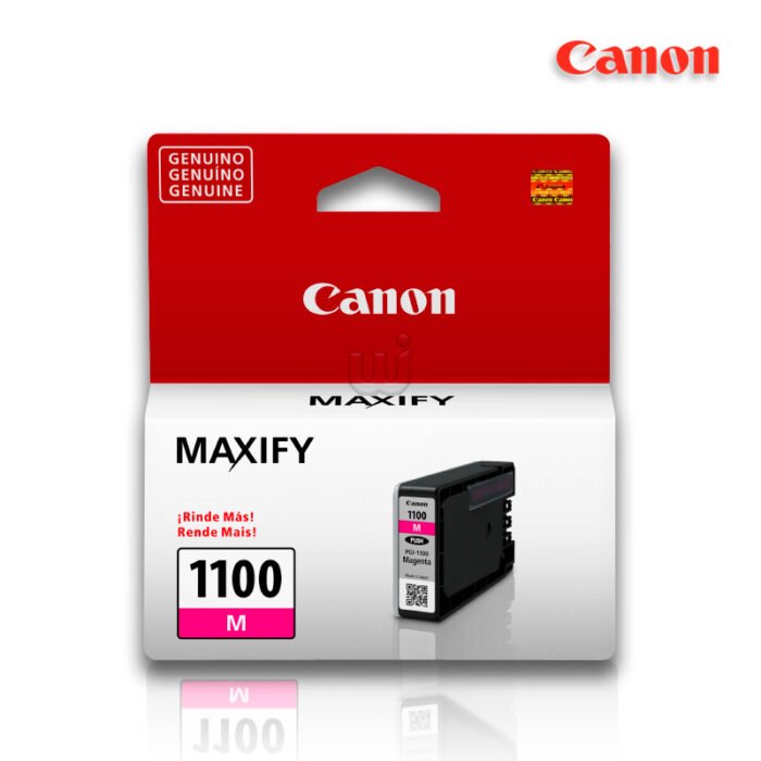 Tinta Canon PGI-1100 Magenta 4.5ML 312Pag. MB2010 Tinta Canon PGI-1100 Magenta 4.5ML 312Pag. MB2010