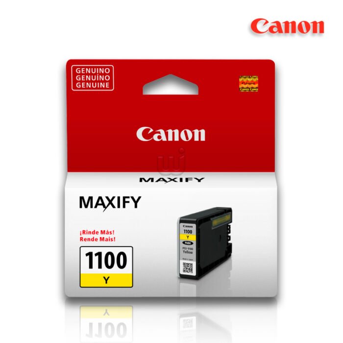 Tinta Canon PGI-1100 Yellow 4.5ML 312Pag. MB2010 Tinta Canon PGI-1100 Yellow 4.5ML 312Pag. MB2010
