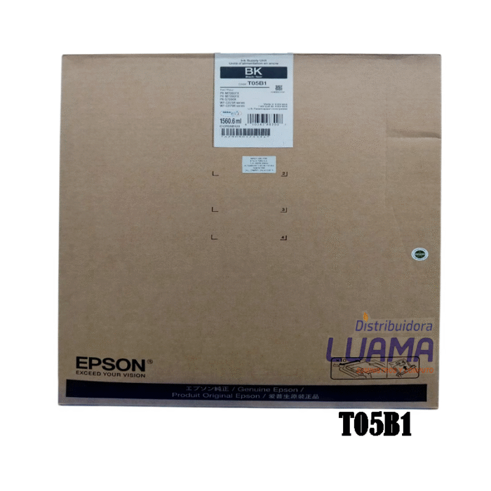 Tinta Epson T05B100 Negro 86,000 Pag Tinta Epson T05B100 Negro 86,000 Pag